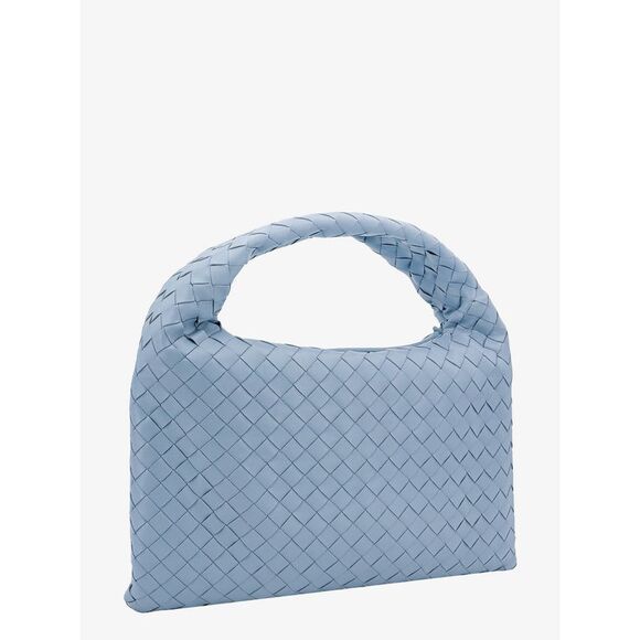BOTTEGA VENETA Small Hop Woman Blue Shoulder Bags - Picture 3 of 4